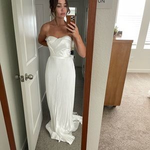 Brand New Satin Wedding Dress